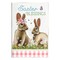 Stupell Industries Easter Blessings Gingham Bunnies Wall Plaque Art